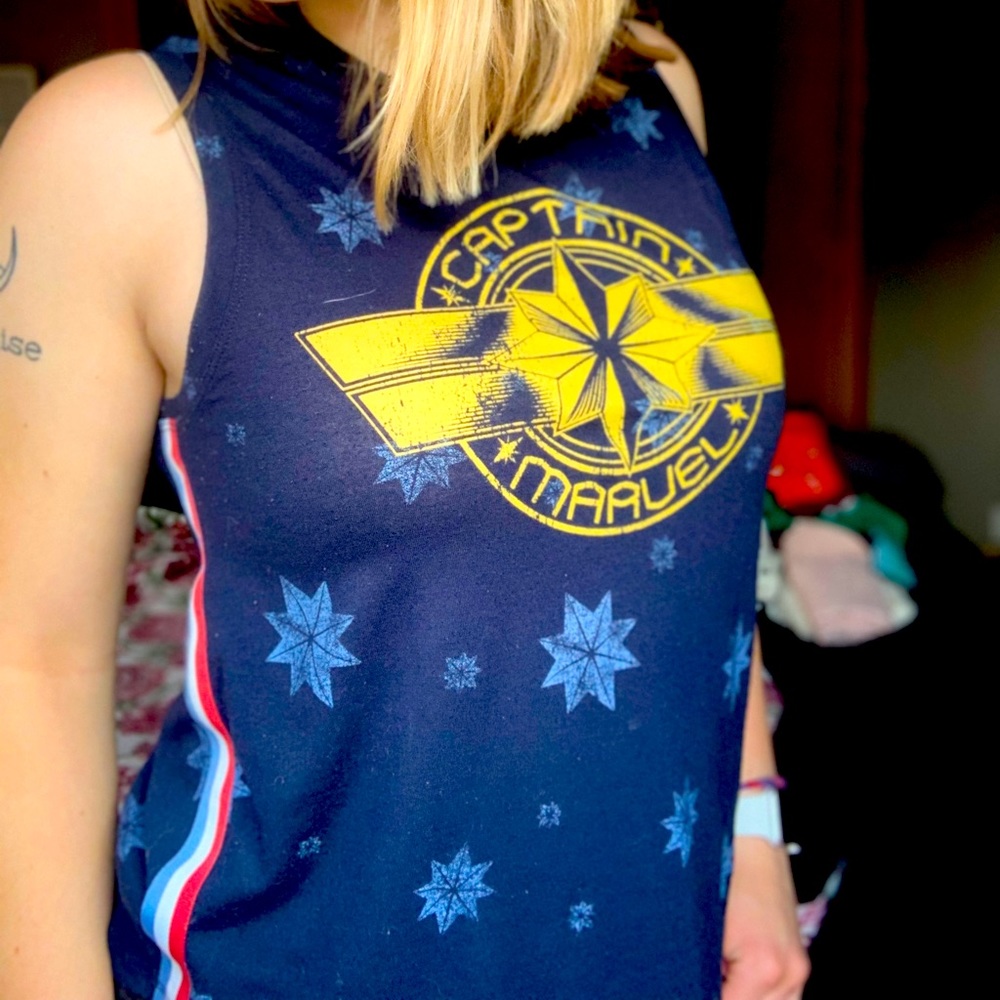 Captain Marvel Tank Top